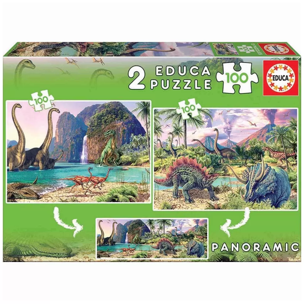 Educa Borras Puzzles Y Educativos^Puzzles Dino World 100 Piezas