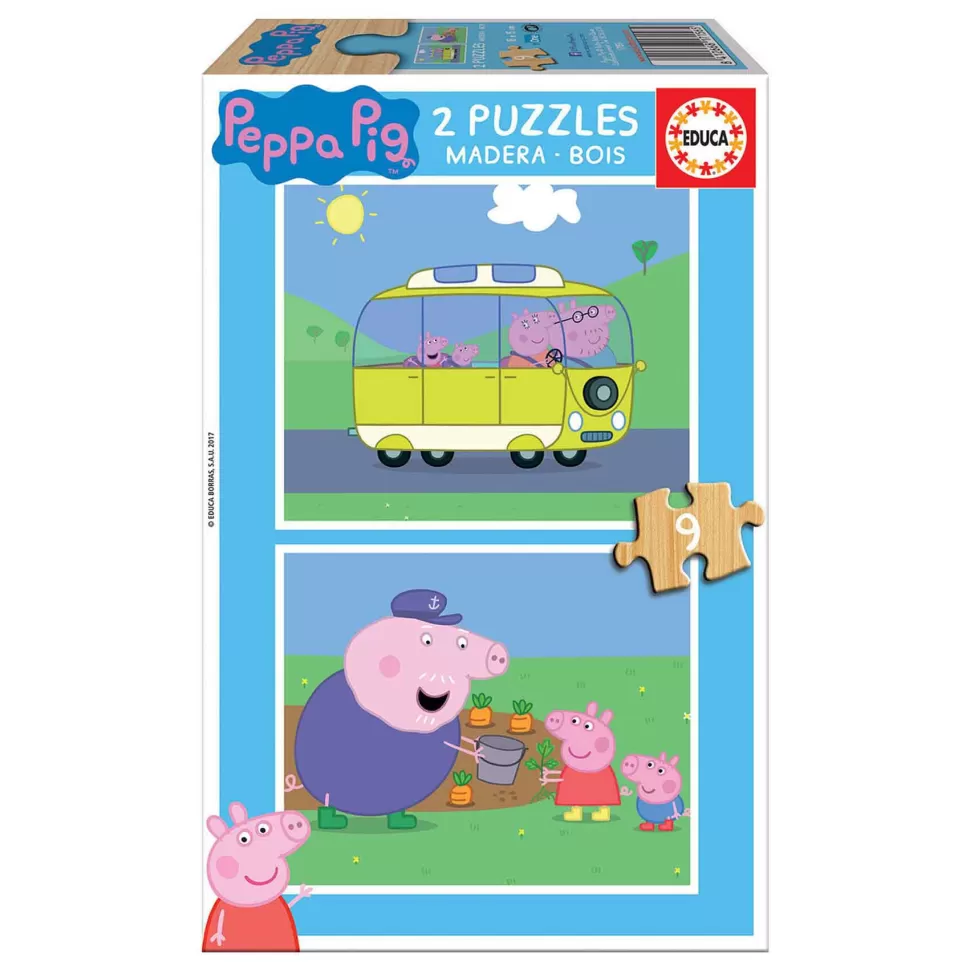 Educa Borras Puzzles Y Educativos^Puzzles Madera Peppa Pig