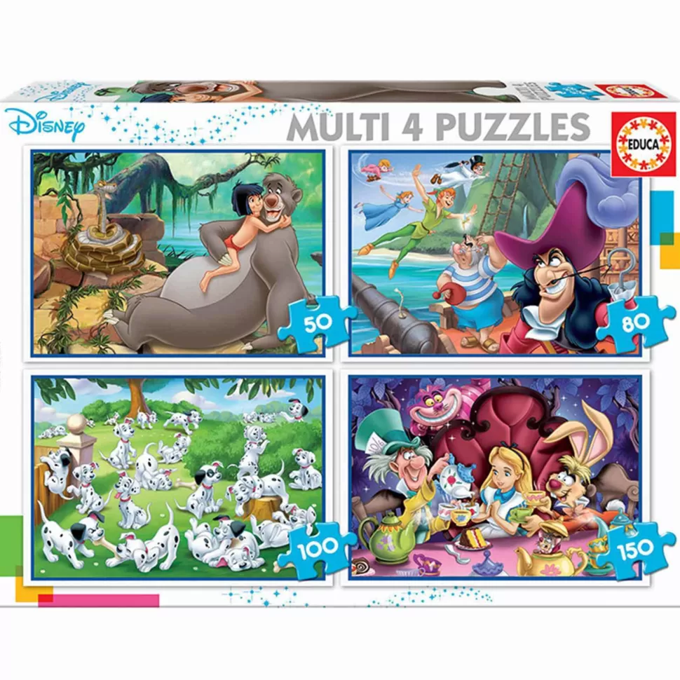 Educa Borras Puzzles Multi 4 Puzzles Clasicos * Puzzles Y Educativos