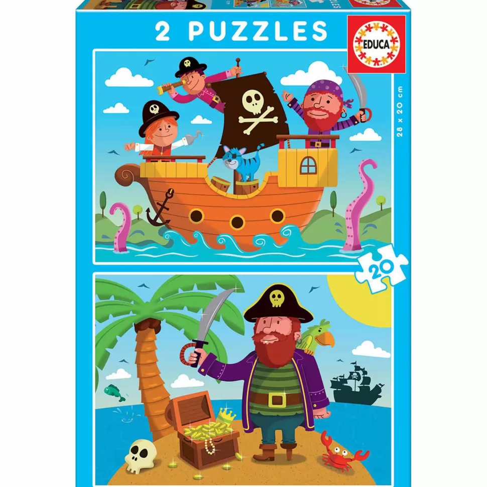 Educa Borras Puzzles Piratas 20 Piezas* Puzzles Y Educativos