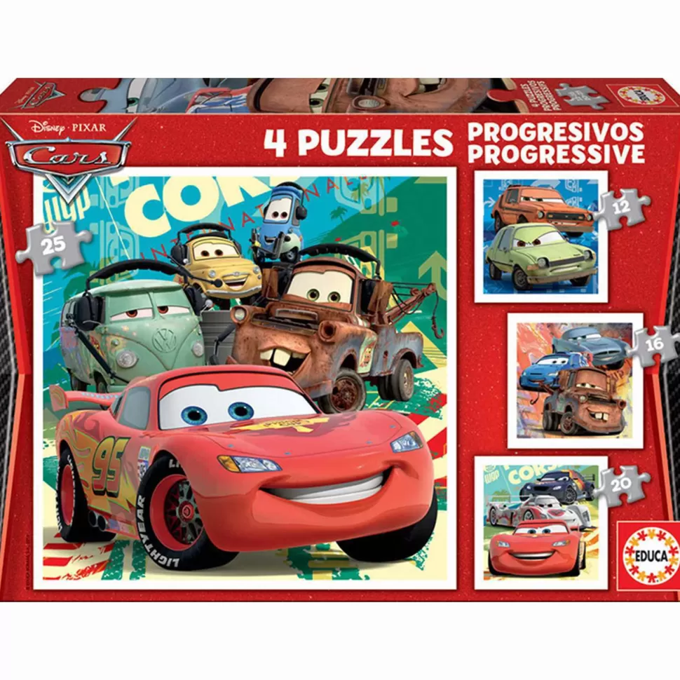 Educa Borras Puzzles Progresivos Cars 2* Puzzles Y Educativos