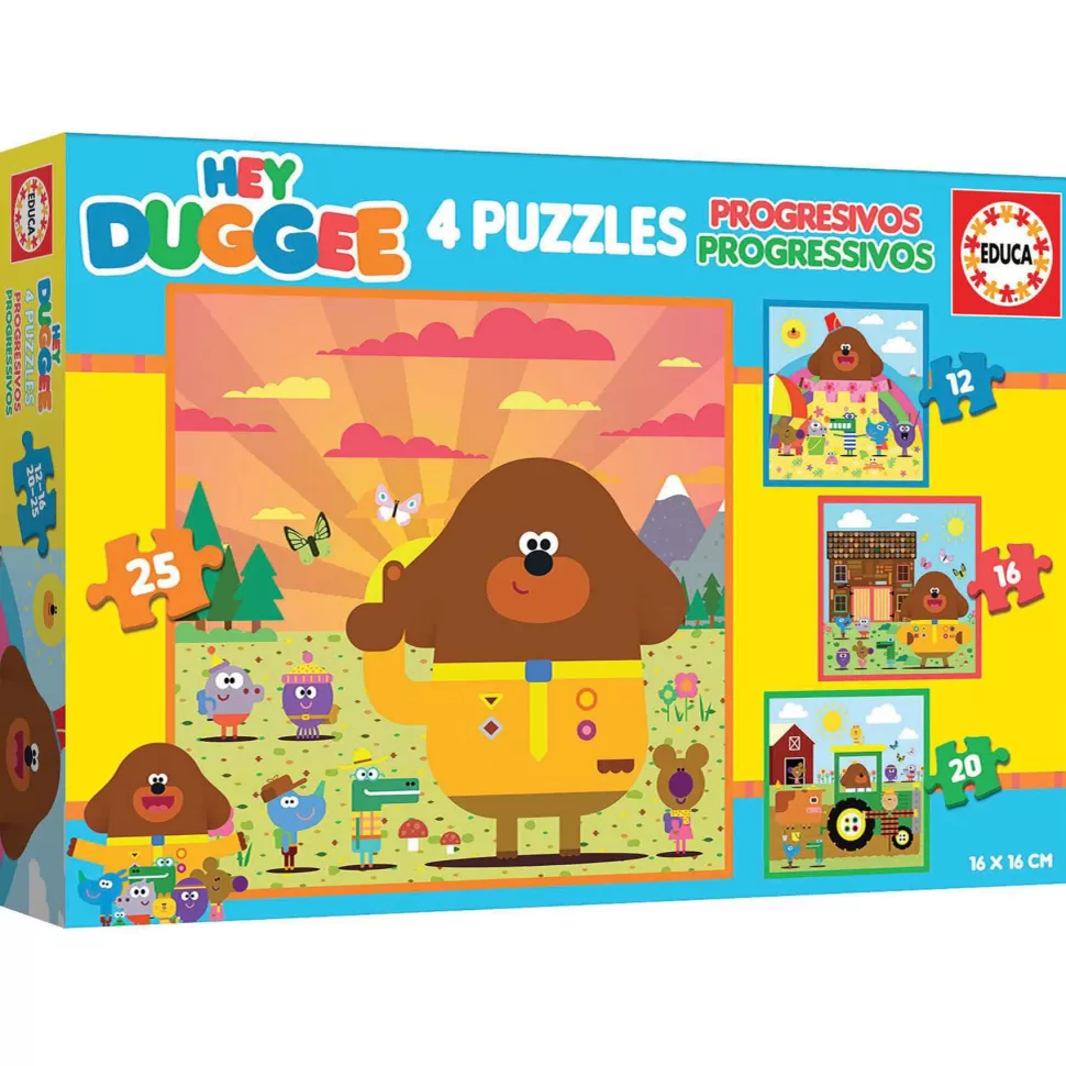 Educa Borras Puzzles Y Educativos^Puzzles Progresivos Hey Duggee 12 16 20 25