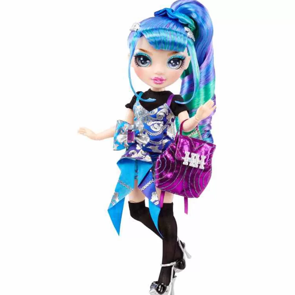 Rainbow High Junior High Edicion Especial Muneca De Moda - Holly De´Vious (Azul)* Muñecas