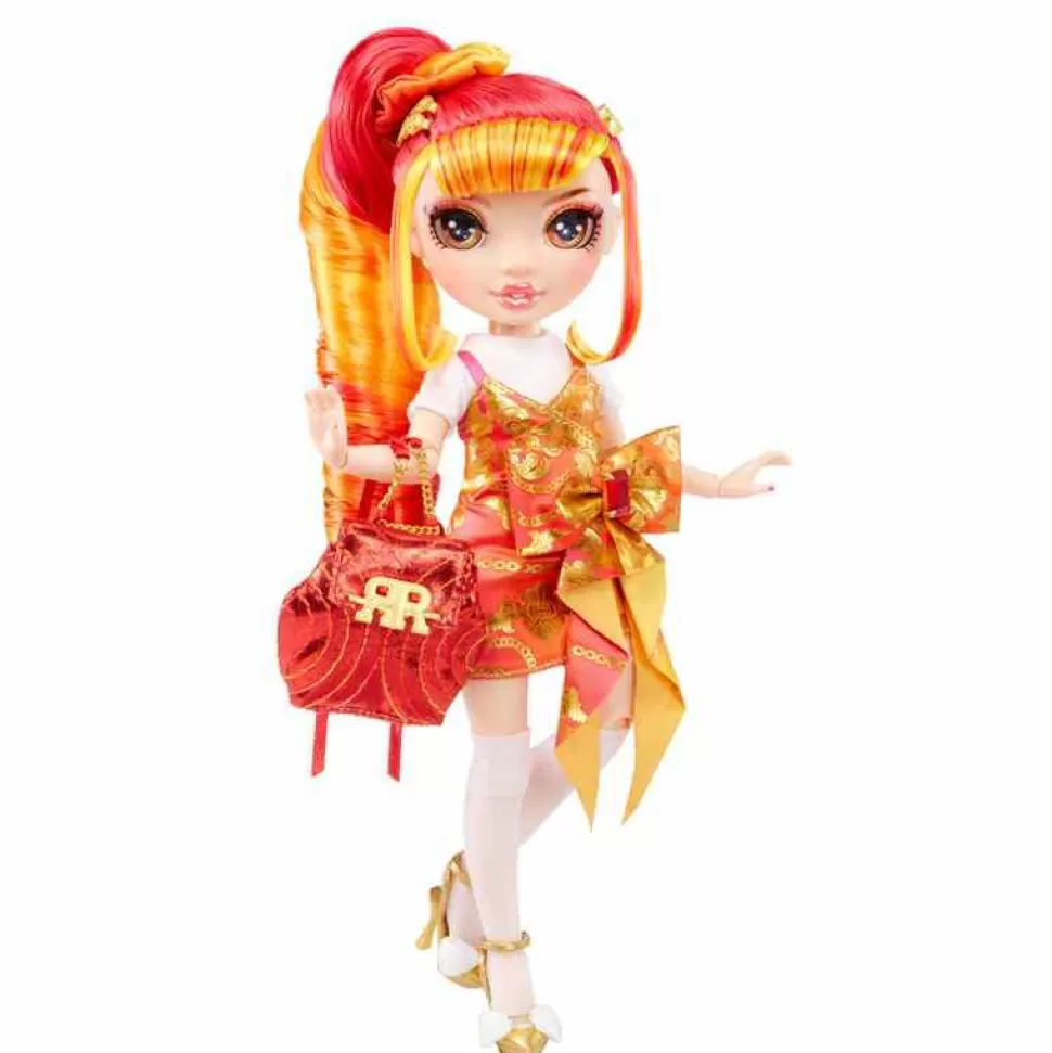 Rainbow High Muñecas^ Junior High Edicion Especial Muneca De Moda - Laurel De´Vious (Naranja)