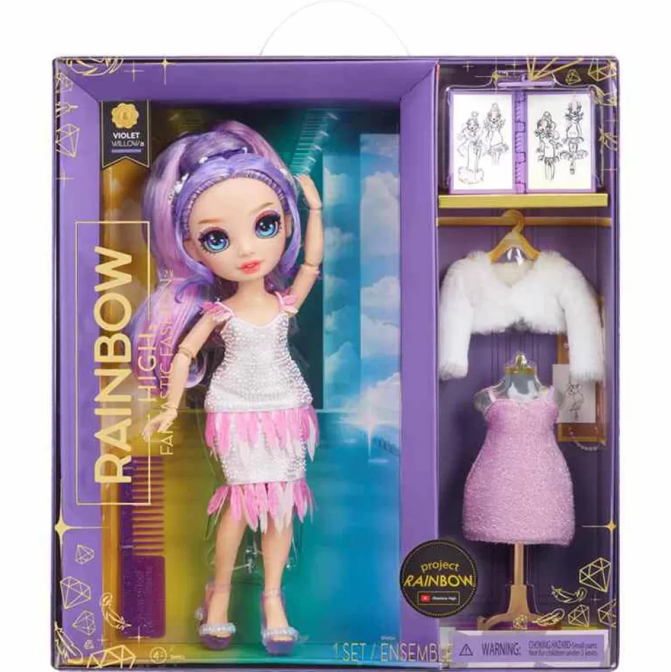 Rainbow High Muñecas^ Muneca De Moda Fantastic Fashion Doll - Violet