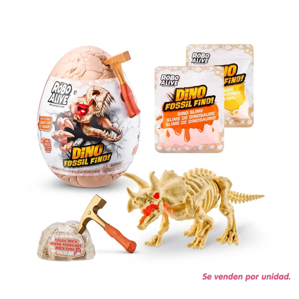 * Roboalive Dino Fossil* Figuras Y Minimundos