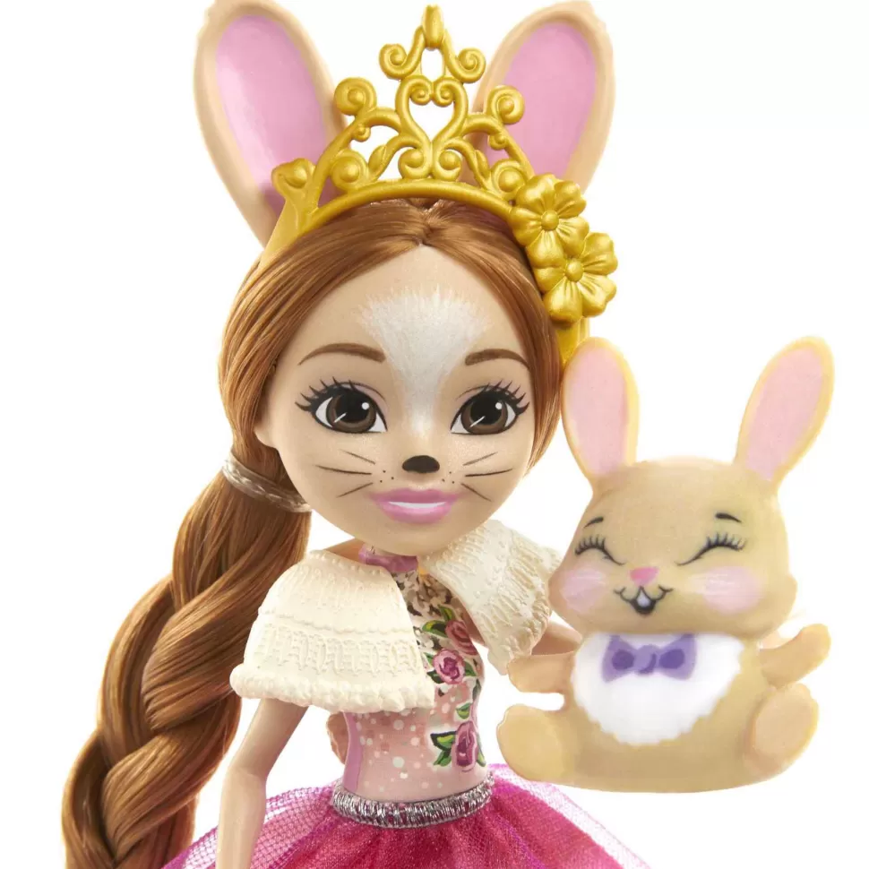 Enchantimals Royal Muneca Brystal Bunny Con Familia De Conejos* Muñecas