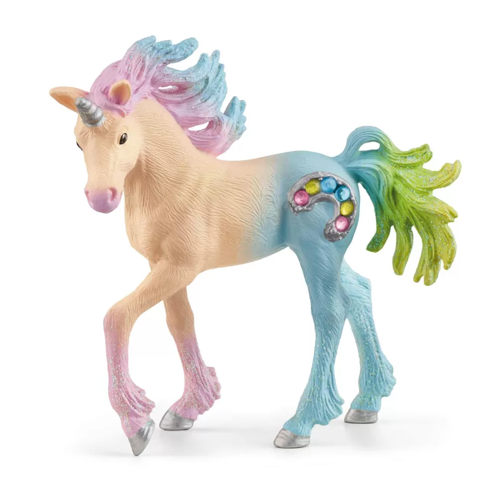 Schleich Figuras Y Minimundos^ Bayala Potro Unicornio Caramelo