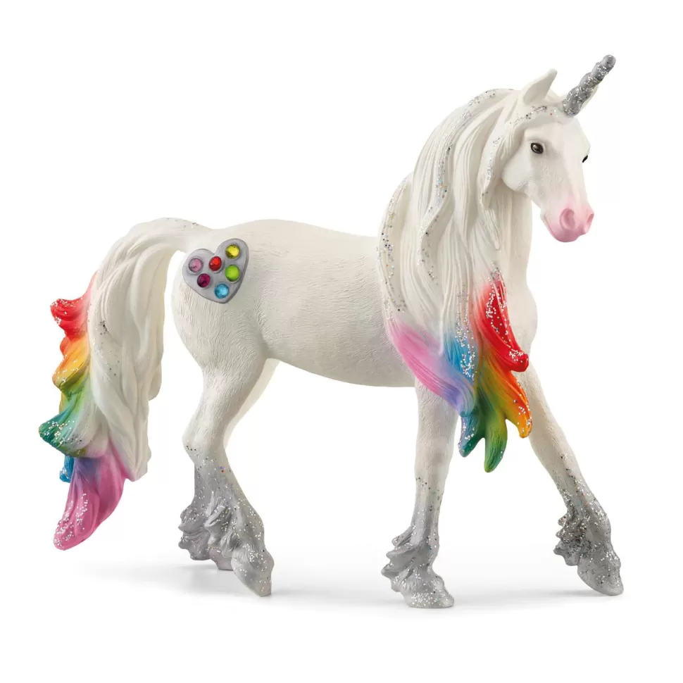 Schleich Figuras Y Minimundos^ Bayala Unicornio Arcoiris Semental