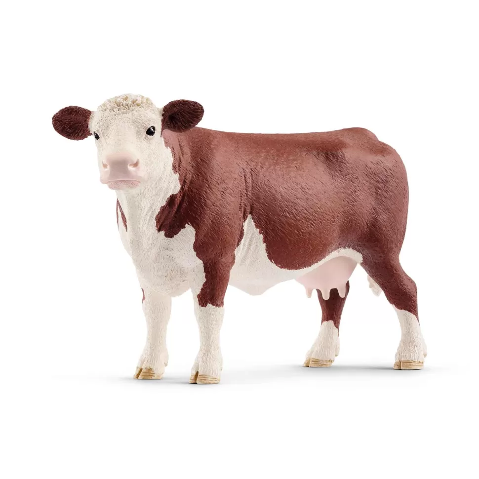 Schleich Figuras Y Minimundos^ Figura Vaca Hereford