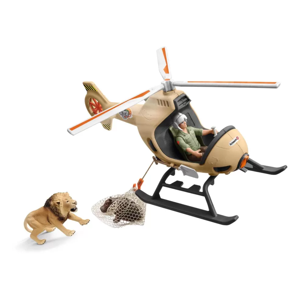 Schleich Helicoptero De Salvamento* Figuras Y Minimundos