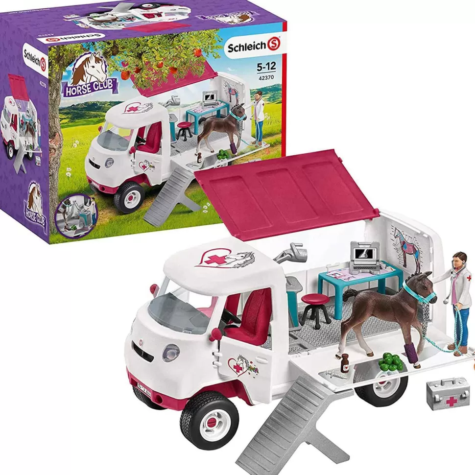 Schleich Figuras Y Minimundos^ Playset Veterinaria Movil