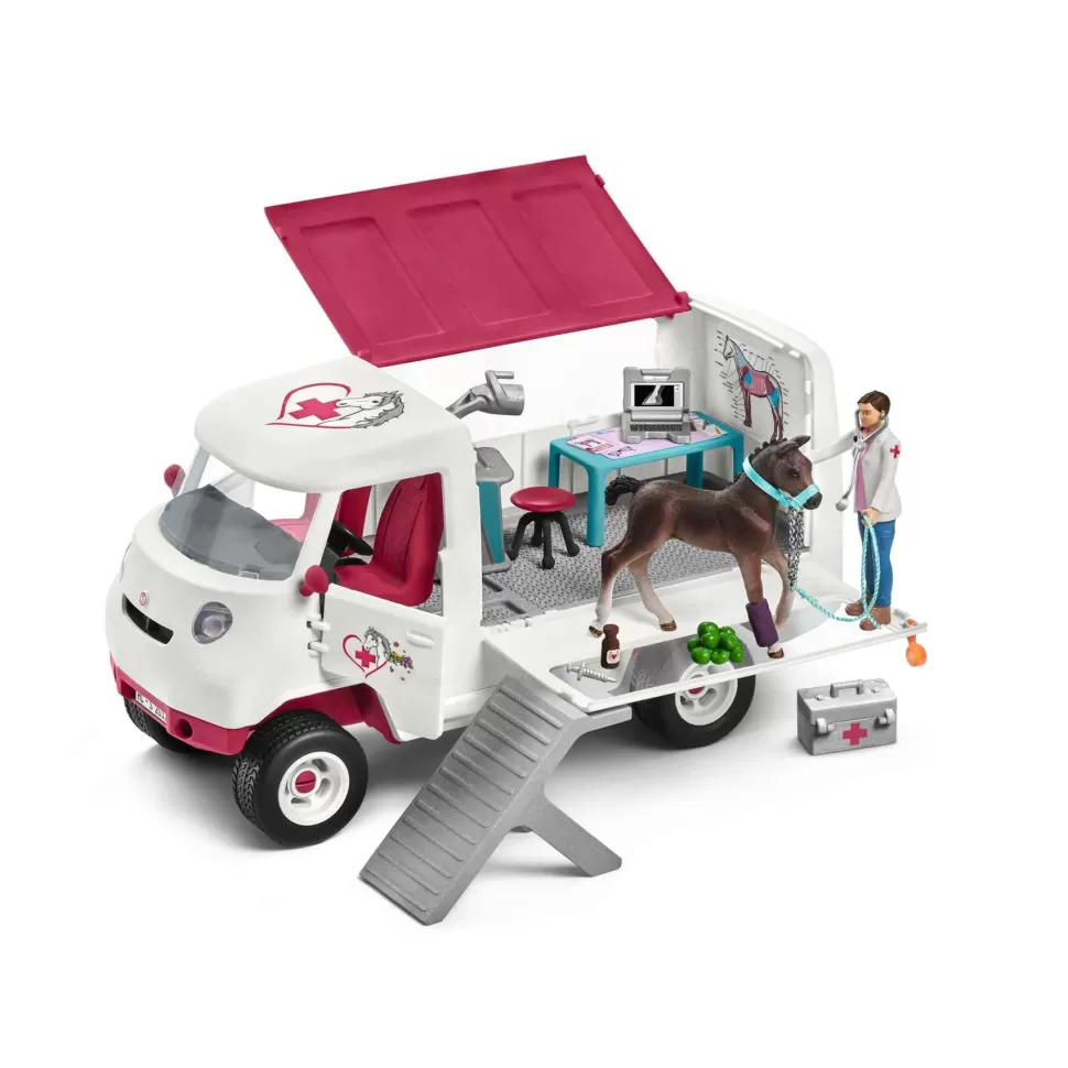 Schleich Figuras Y Minimundos^ Playset Veterinaria Movil