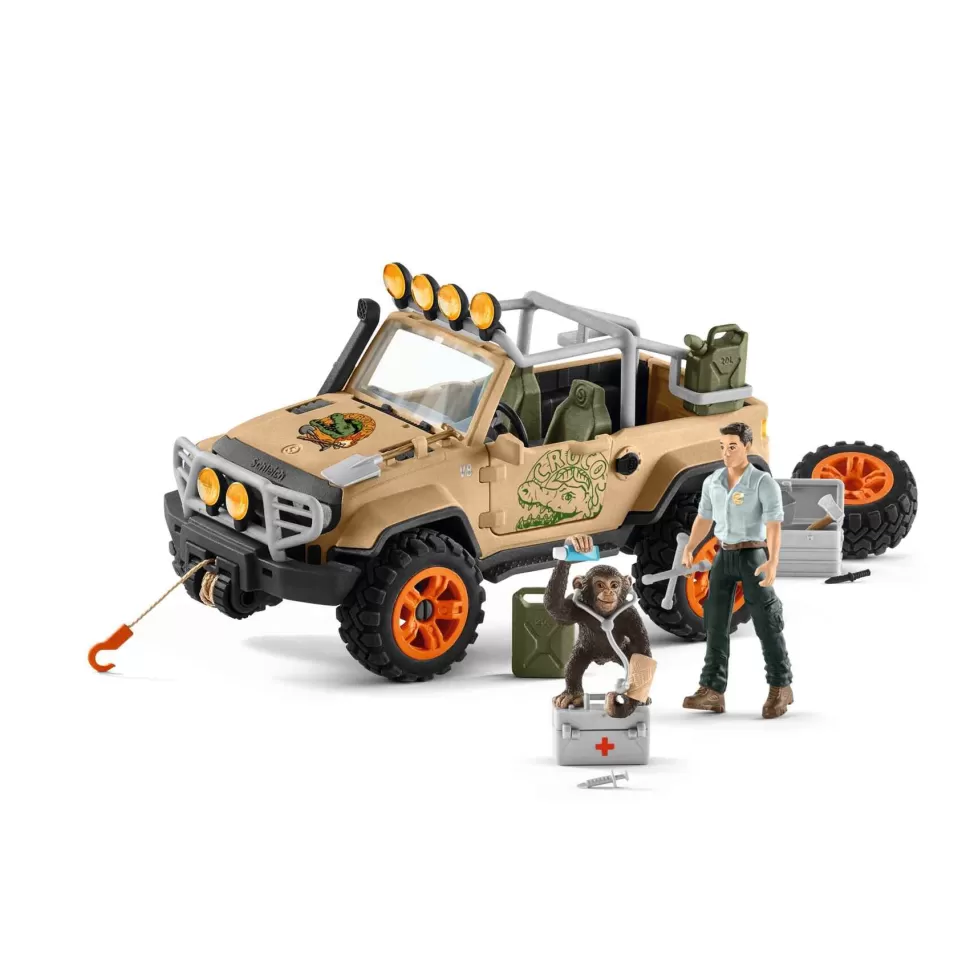 Schleich todoterreno Con Cabrestante* Figuras Y Minimundos