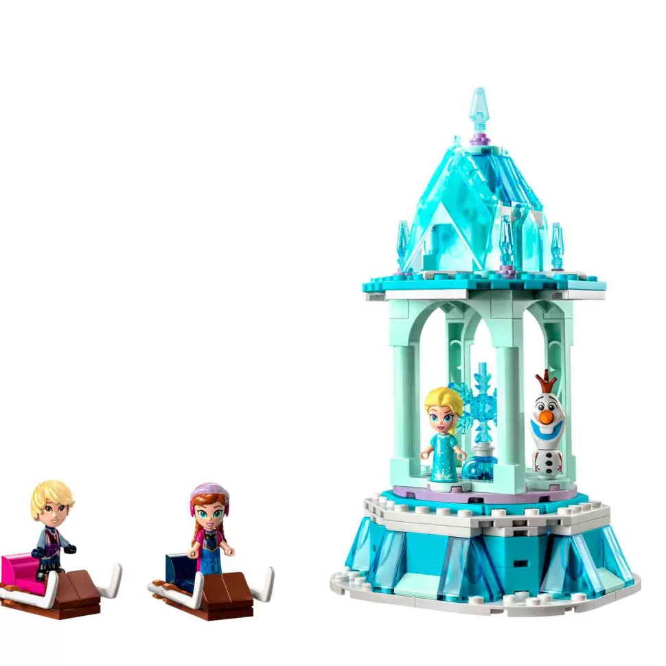 * Juegos De Construcción^Set De Juguetes De Construcción | 43218 Tiovivo Magico De Anna Y Elsa (175 Piezas)