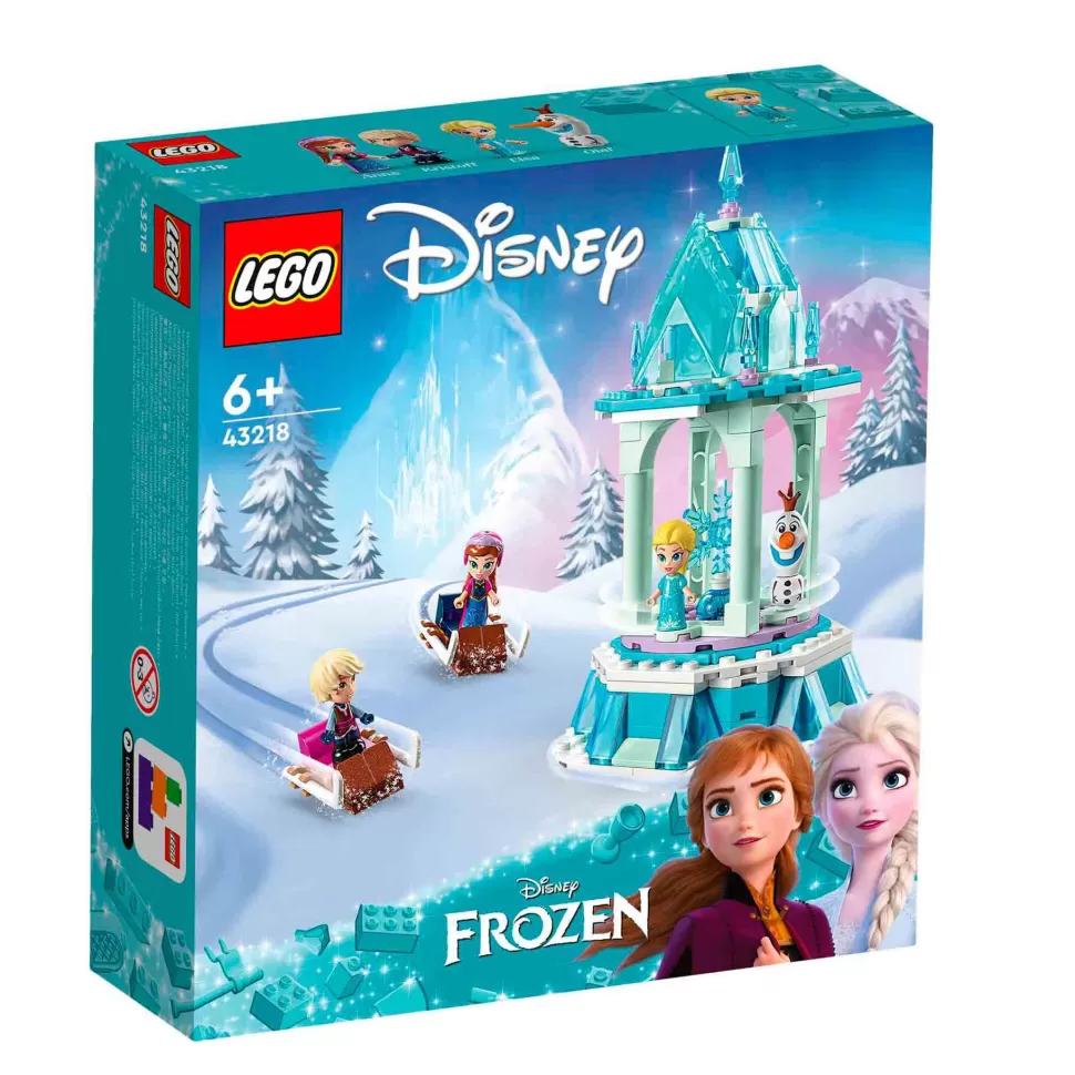* Juegos De Construcción^Set De Juguetes De Construcción | 43218 Tiovivo Magico De Anna Y Elsa (175 Piezas)