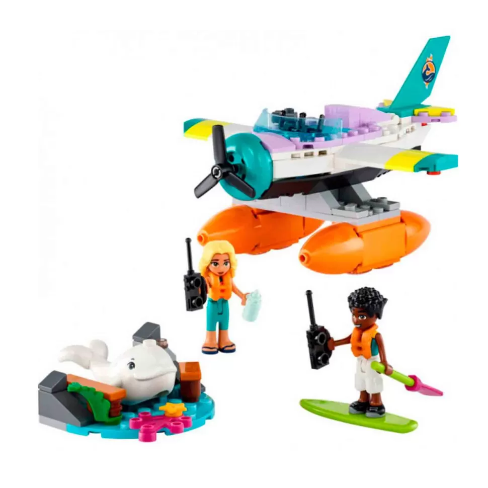 * Juegos De Construcción^Set De Juguetes De Construcción Friends 41752 Avion De Rescate Maritimo (203 Piezas)