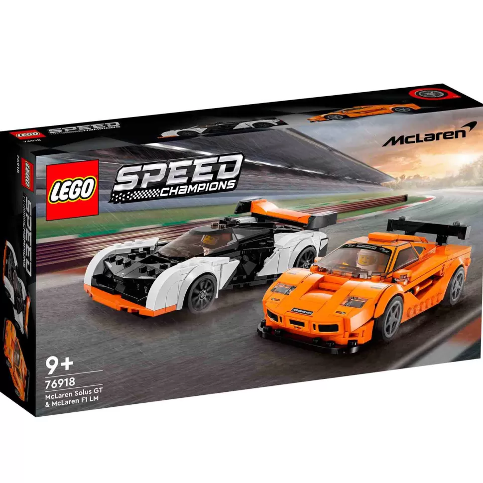 * Set De Juguetes De Construcción Speed Champions 76918 Mclaren Solus Gt Y Mclaren F1 Lm (581 Pie* Juegos De Construcción