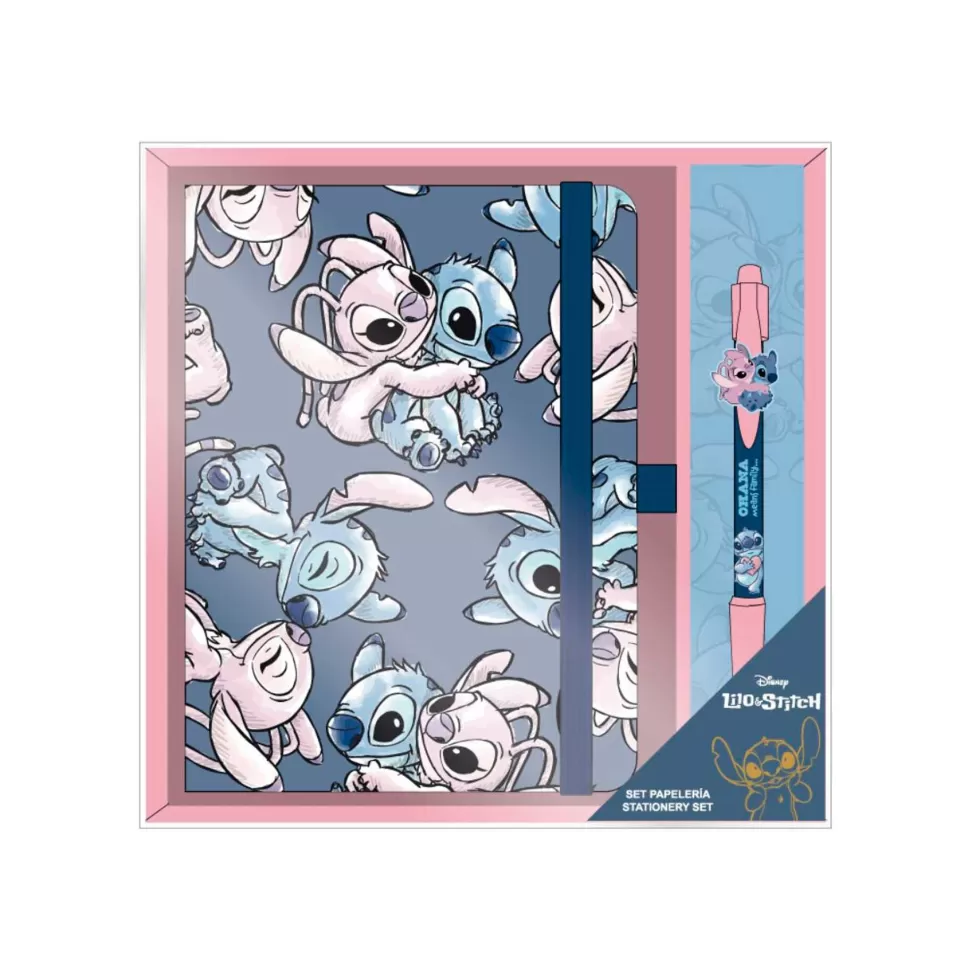 Lilo y Stitch Set De Papeleria Anime Stitch Y Angel* Vuelta Al Cole