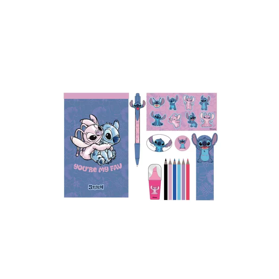 Lilo y Stitch Set De Papeleria Anime Stitch Y Angel* Vuelta Al Cole