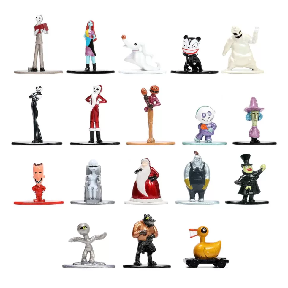 Películas y Series Figuras Y Minimundos^Set Nanofiguras Personajes Pesadilla Antes De Navidad 4 Cm