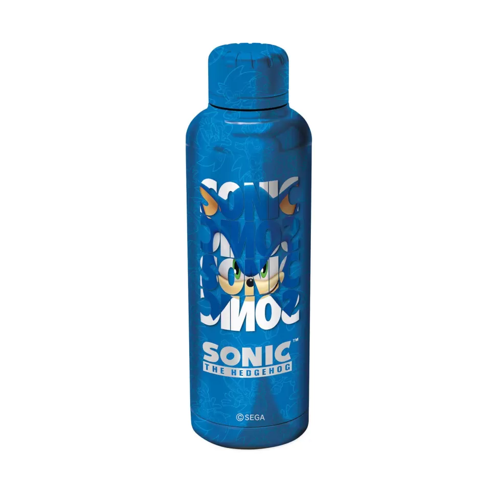 Sonic y Sega All Stars Sonic Botella Termo De Acero Inoxidable 515 Ml* Vuelta Al Cole