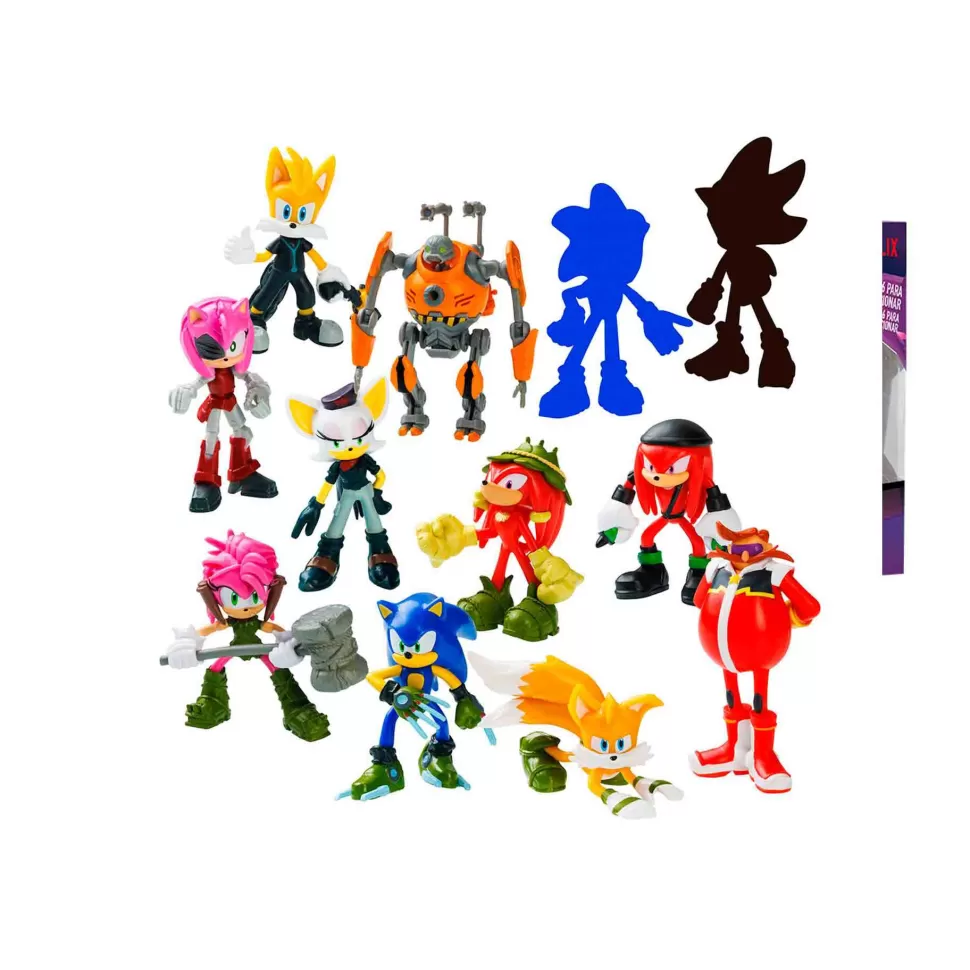 Sonic y Sega All Stars Sonic Figura Pack De 12 Surtido* Figuras Y Minimundos