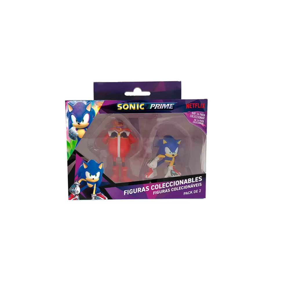 Sonic y Sega All Stars Figuras Y Minimundos^Sonic Figura Pack De 2 Surtido