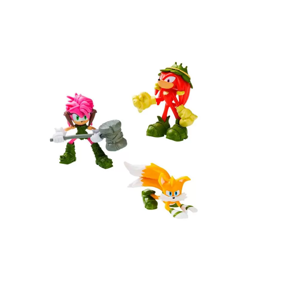 Sonic y Sega All Stars Figuras Y Minimundos^Sonic Figura Pack De 3 Surtido