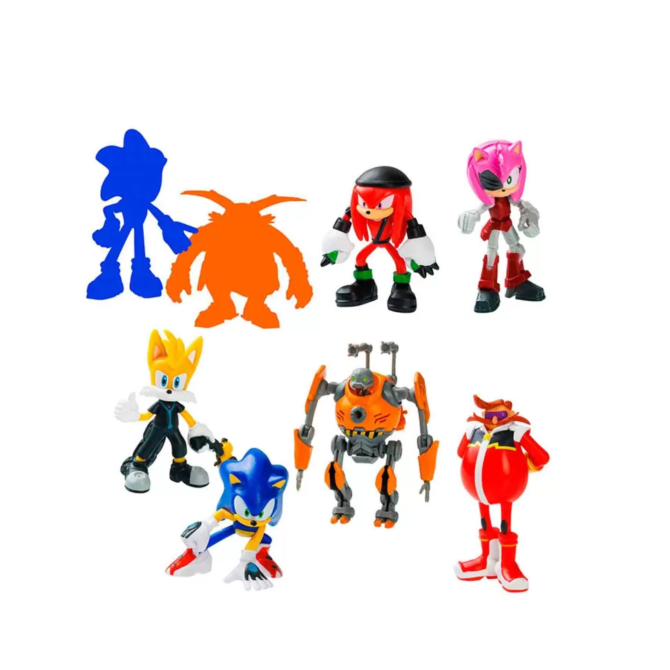 Sonic y Sega All Stars Sonic Figura Pack De 8Surtido* Figuras Y Minimundos