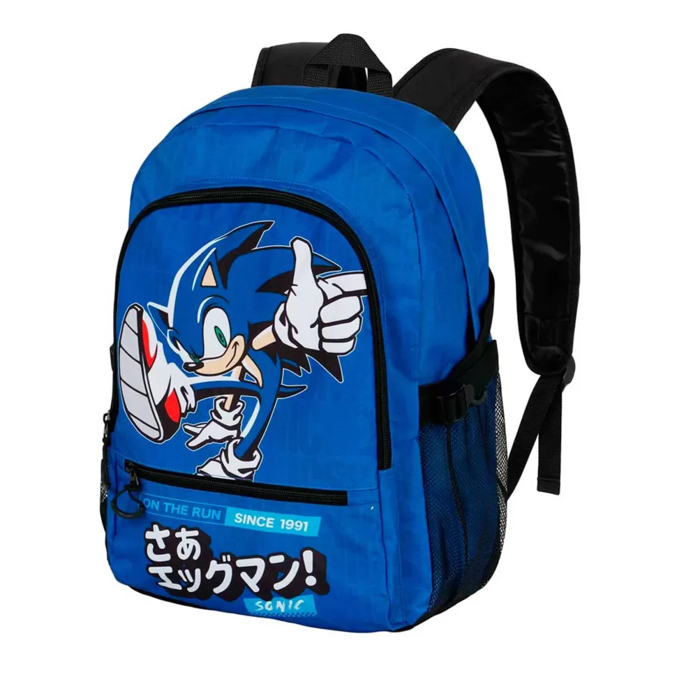 Sonic y Sega All Stars Sonic Mochila Fight Fan 2.0 On The Run* Vuelta Al Cole