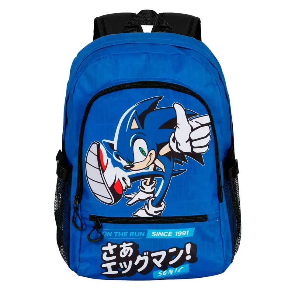 Sonic y Sega All Stars Sonic Mochila Fight Fan 2.0 On The Run* Vuelta Al Cole