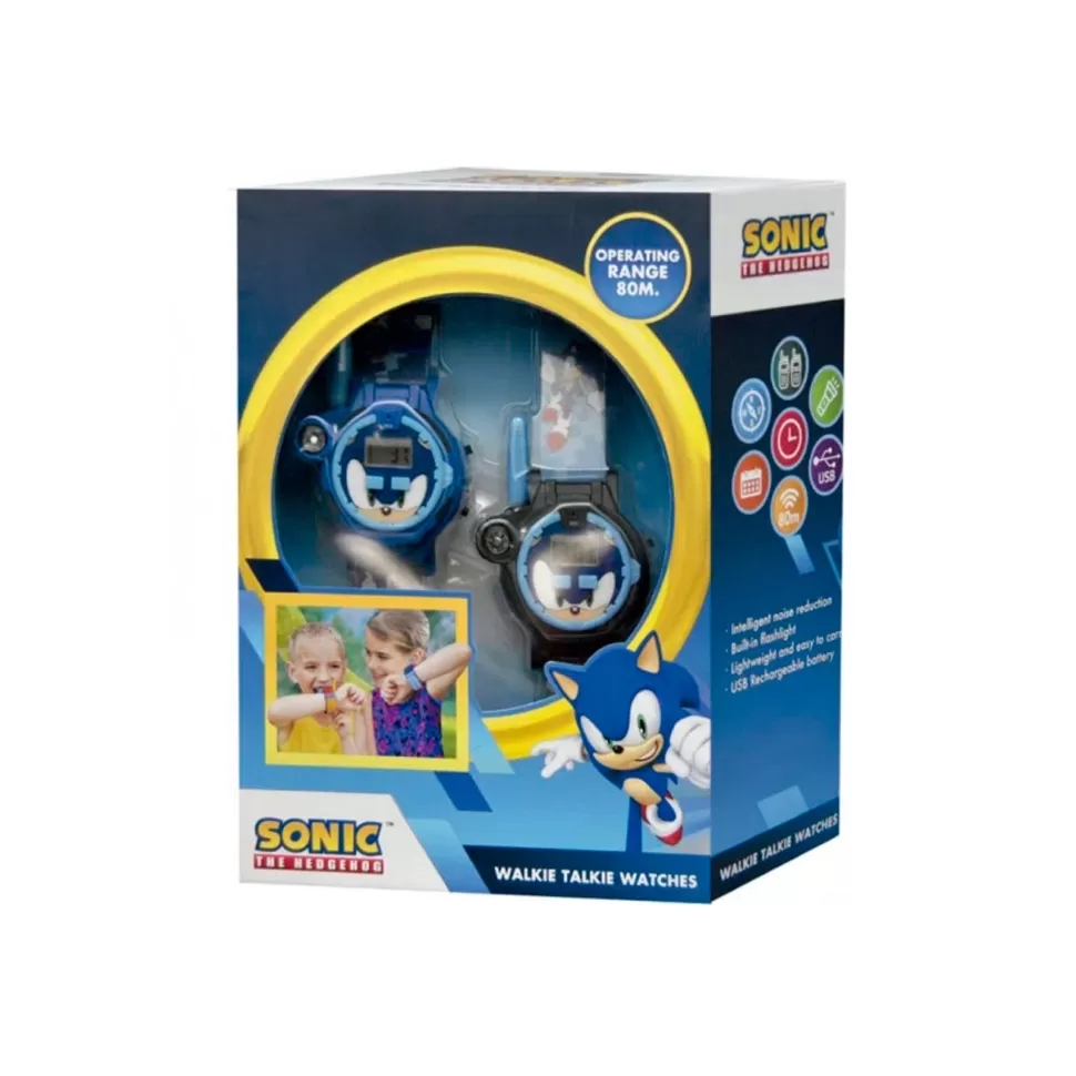 Sonic y Sega All Stars Juguetes Electrónicos^Sonic Reloj Walkie Talkie 2 En 1