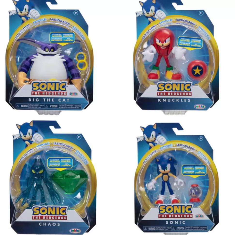 Sonic y Sega All Stars Sonic Serie 11 Figuras 10 Cm* Figuras Y Minimundos