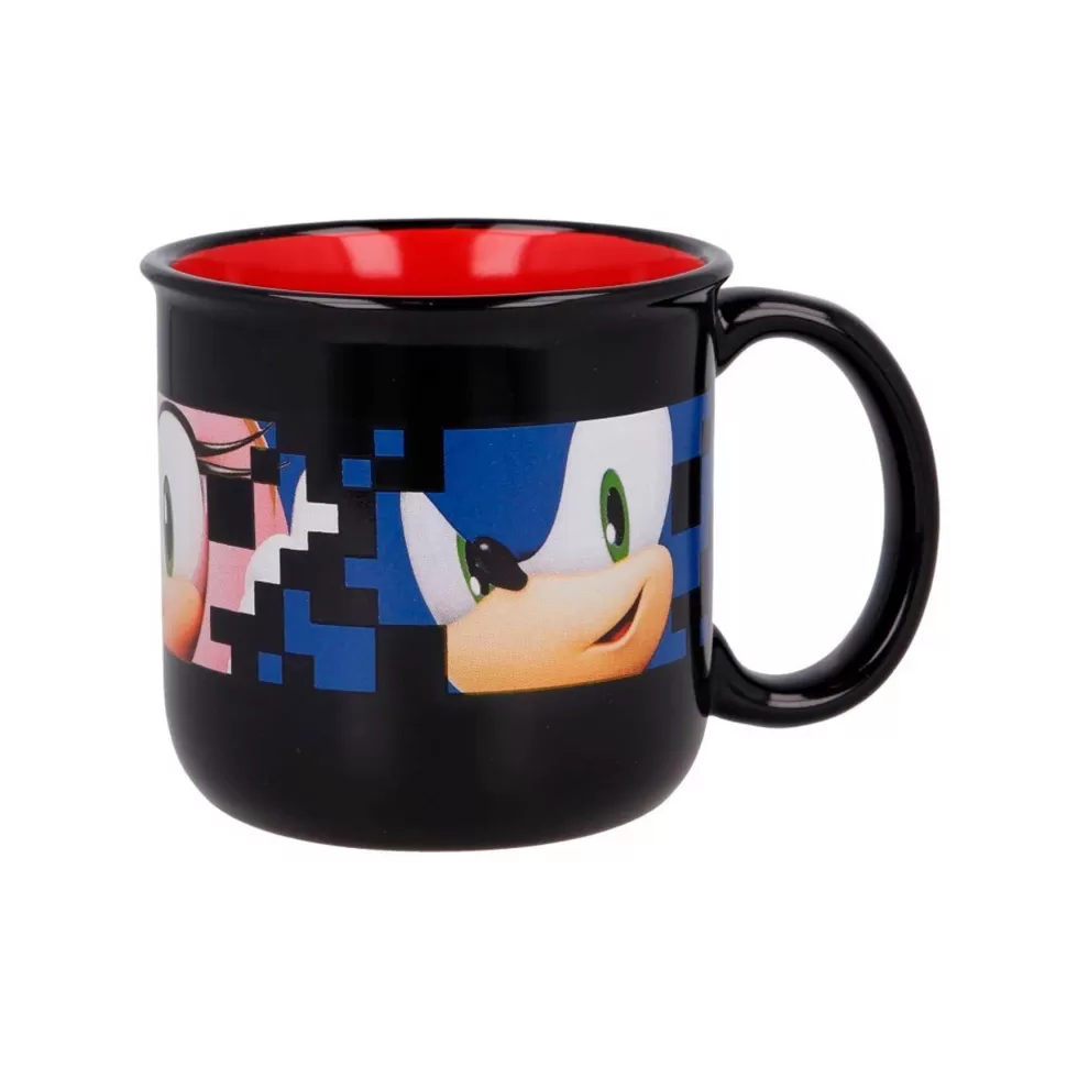 Sonic y Sega All Stars Sonictaza Ceramica De Desayuno 400 Ml En Caja Regalo* Vuelta Al Cole