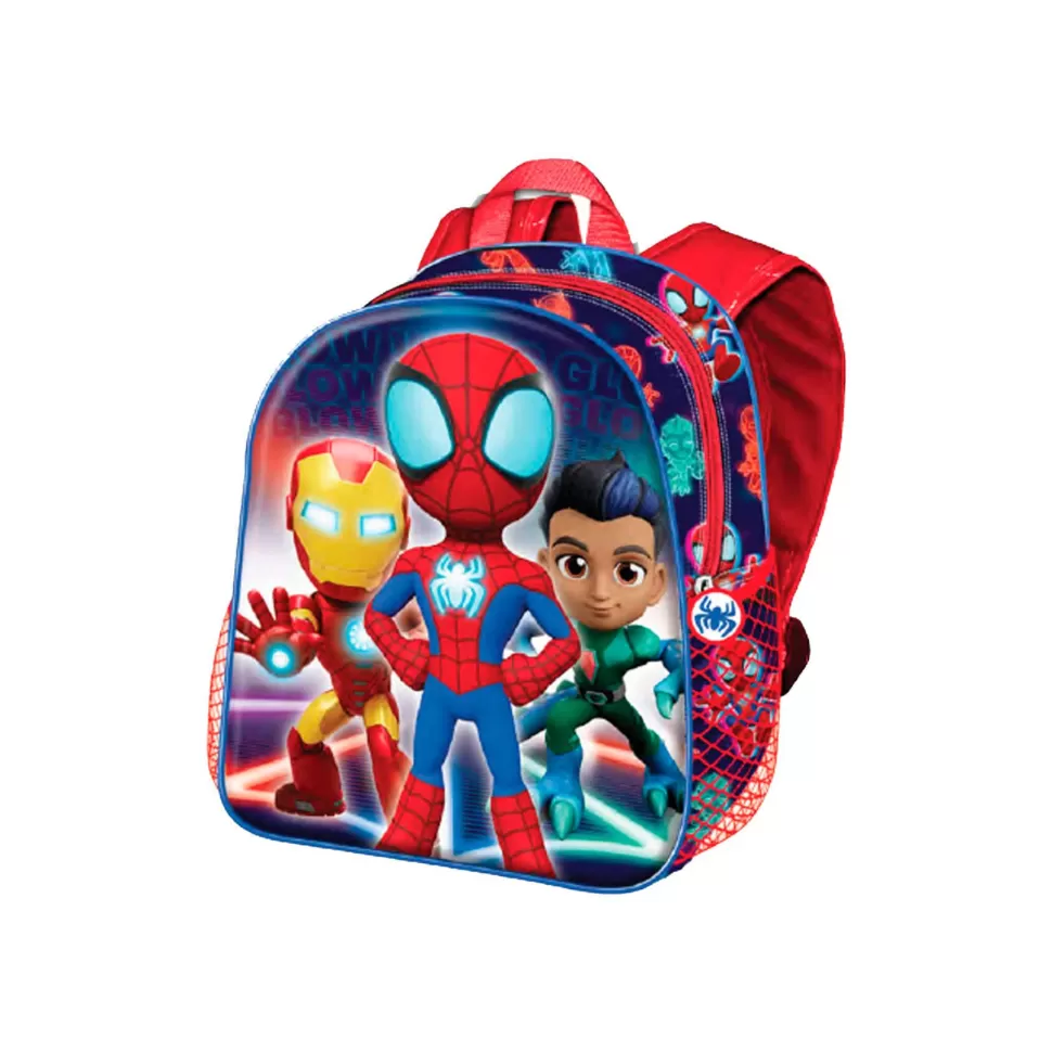 Spiderman Mochilita 3D Glow* Vuelta Al Cole