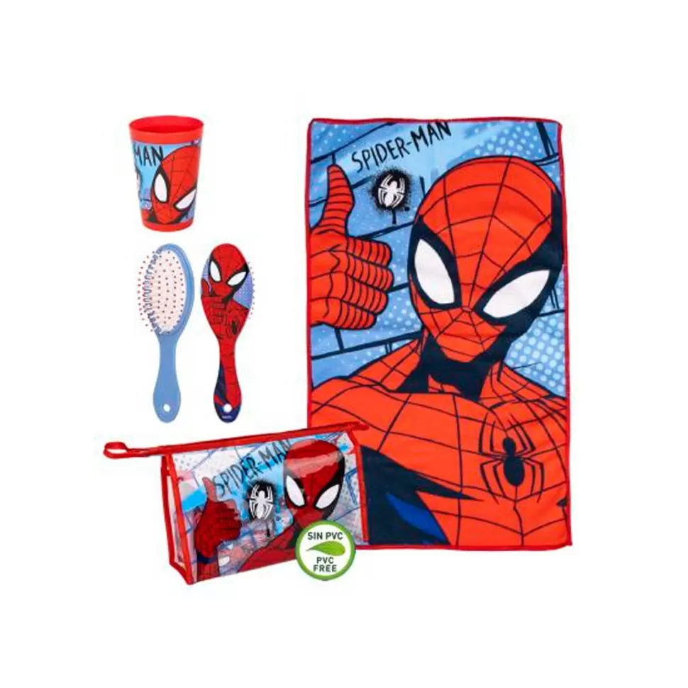 Spiderman Vuelta Al Cole^ Neceser Aseo Viaje Accesorios