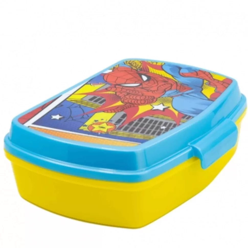 Spiderman Sandwichera Rectangular* Vuelta Al Cole