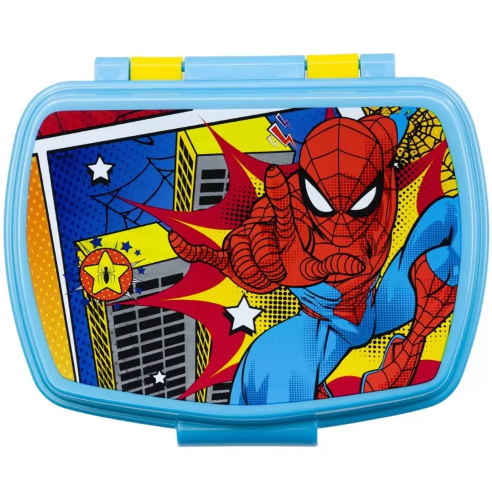 Spiderman Sandwichera Rectangular* Vuelta Al Cole