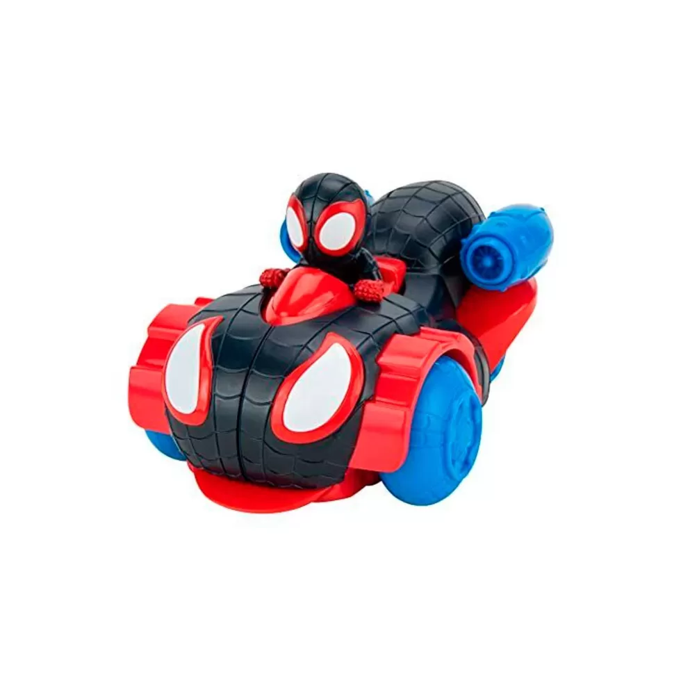 Spiderman Vehiculo Miles Morales Quick Shot* Figuras Y Minimundos