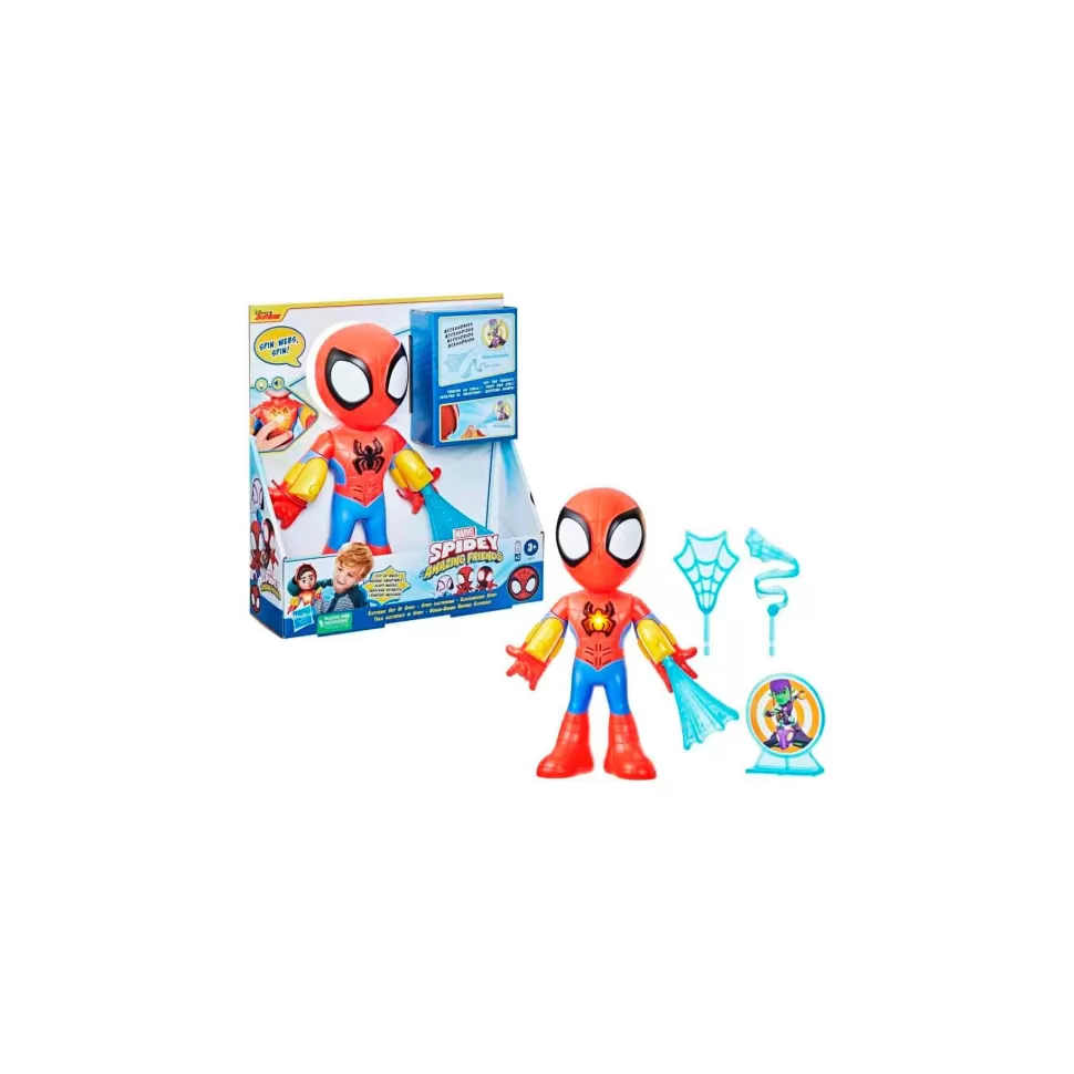 Spiderman Spidey Figura Traje Electronico 25 Cm* Primera Infancia