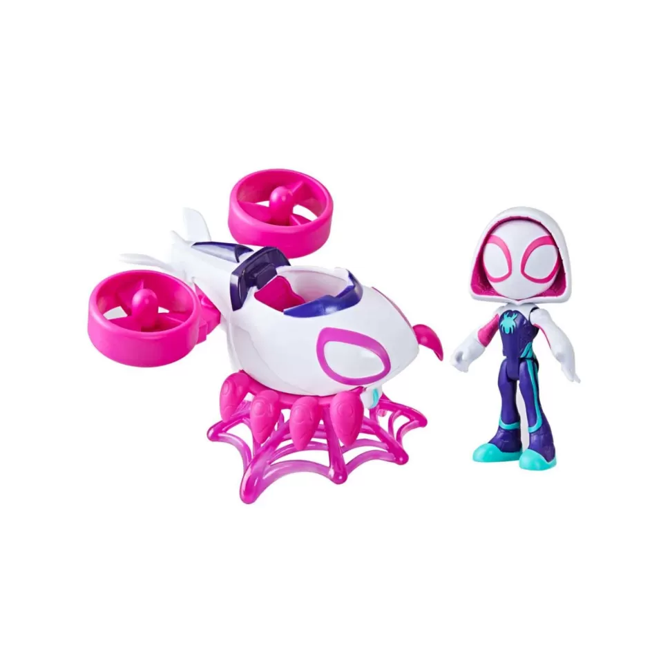 Spiderman Spidey Y Su Superequipo - Ghost-Spider Y Su Aracnocoptero* Figuras Y Minimundos