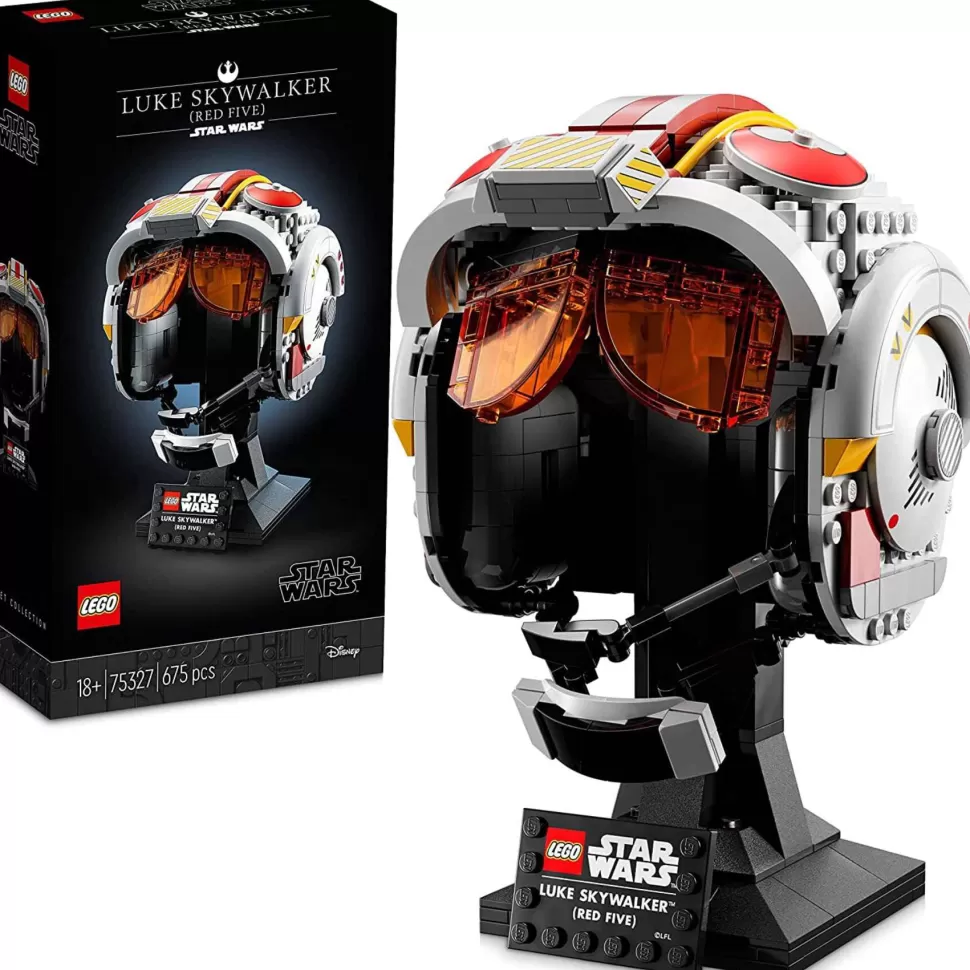 * Juegos De Construcción^ Star Wars Casco De Luke Skywalker (Rojo Cinco) 75327