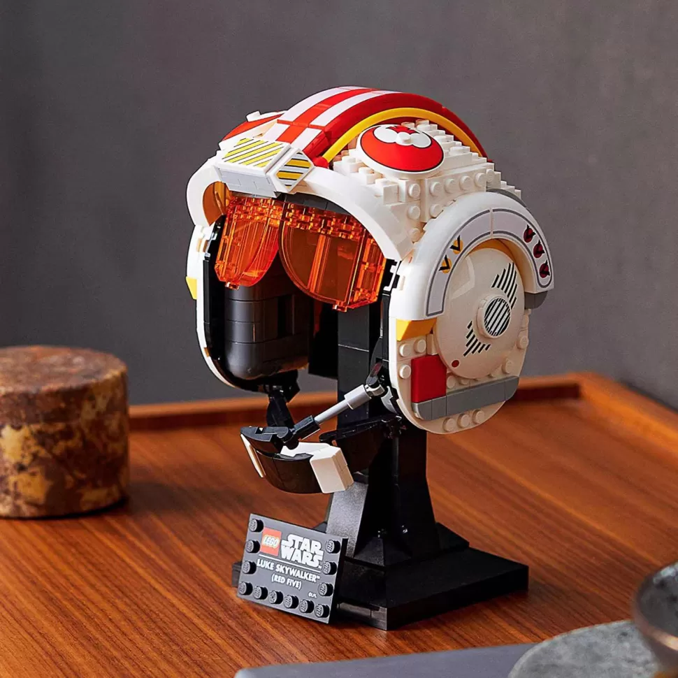 * Juegos De Construcción^ Star Wars Casco De Luke Skywalker (Rojo Cinco) 75327