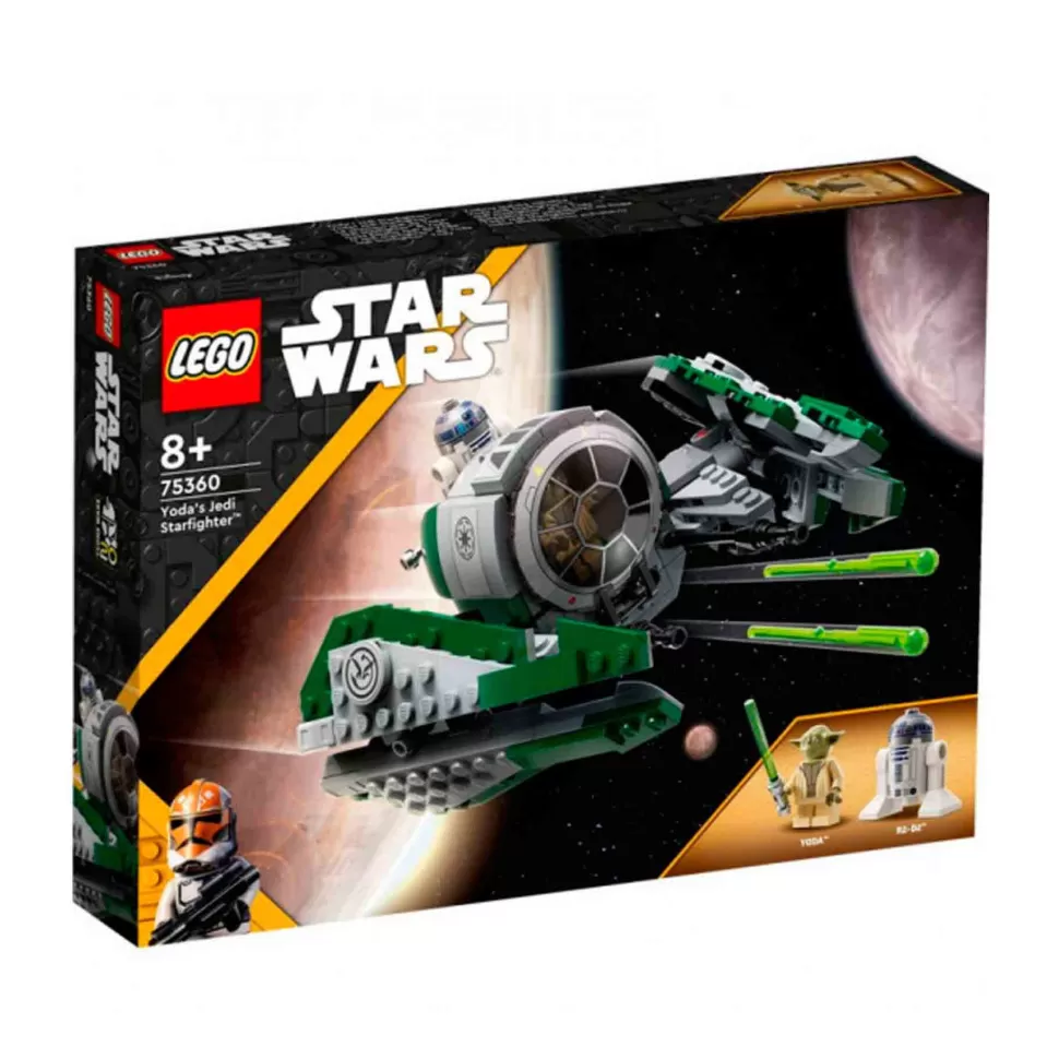 * Star Wars Caza Estelar Jedi De Yoda - 75360* Juegos De Construcción