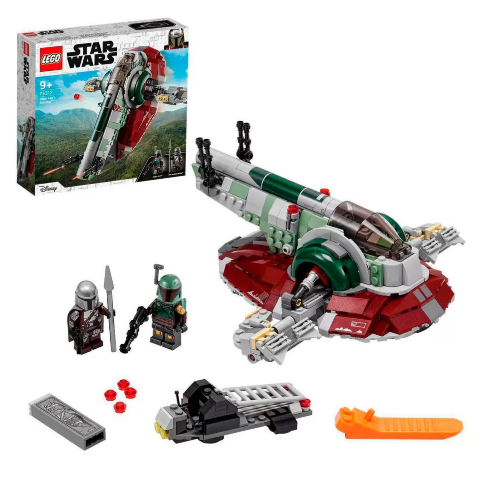 * Juegos De Construcción^ Star Wars Nave Espacial De Boba Fett 75312