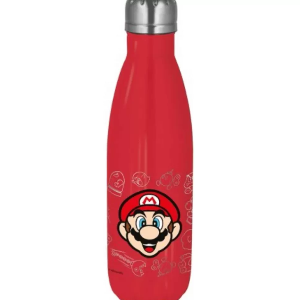 Super Mario Botella Acero Inoxidable 780 Ml* Vuelta Al Cole