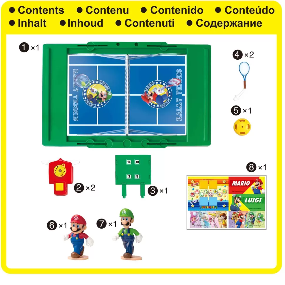 Super Mario Juegos De Mesa^ Epoch Games Super Rally Tennis