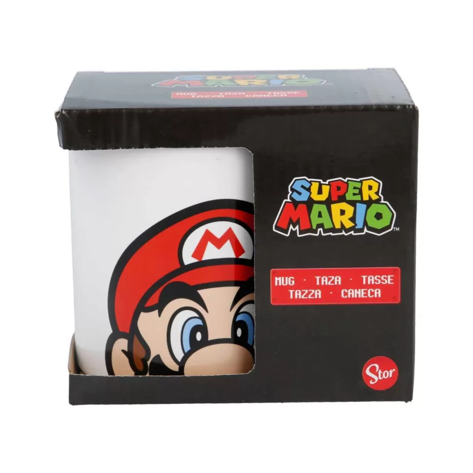 Super Mario Vuelta Al Cole^ Taza Ceramica 325 Ml