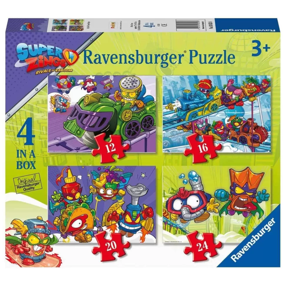 Superthings 4 Puzzles 12-16-20-24 Piezas* Puzzles Y Educativos